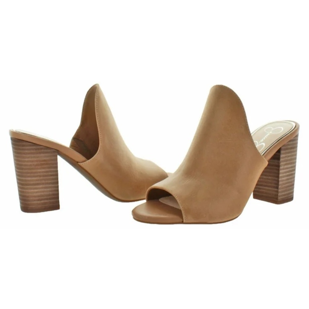 Jessica Simpson Rainn Open-Toe Mules
